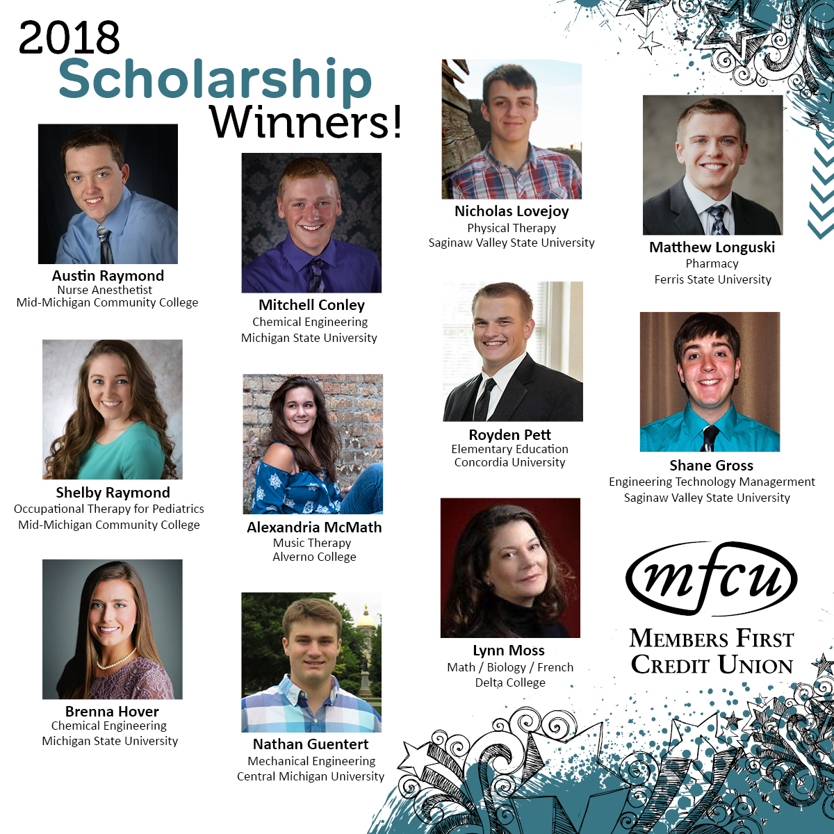 scholarship winners